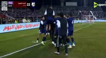 أحمد العجوز يقود إنبي لافتتاح التسجيل بركلة جزاء أمام نادي الزمالك